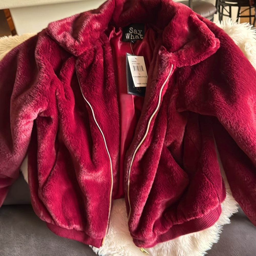 NWT bomber coat